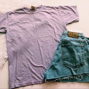 Beach Bum Purple Comfort Color T-shirt